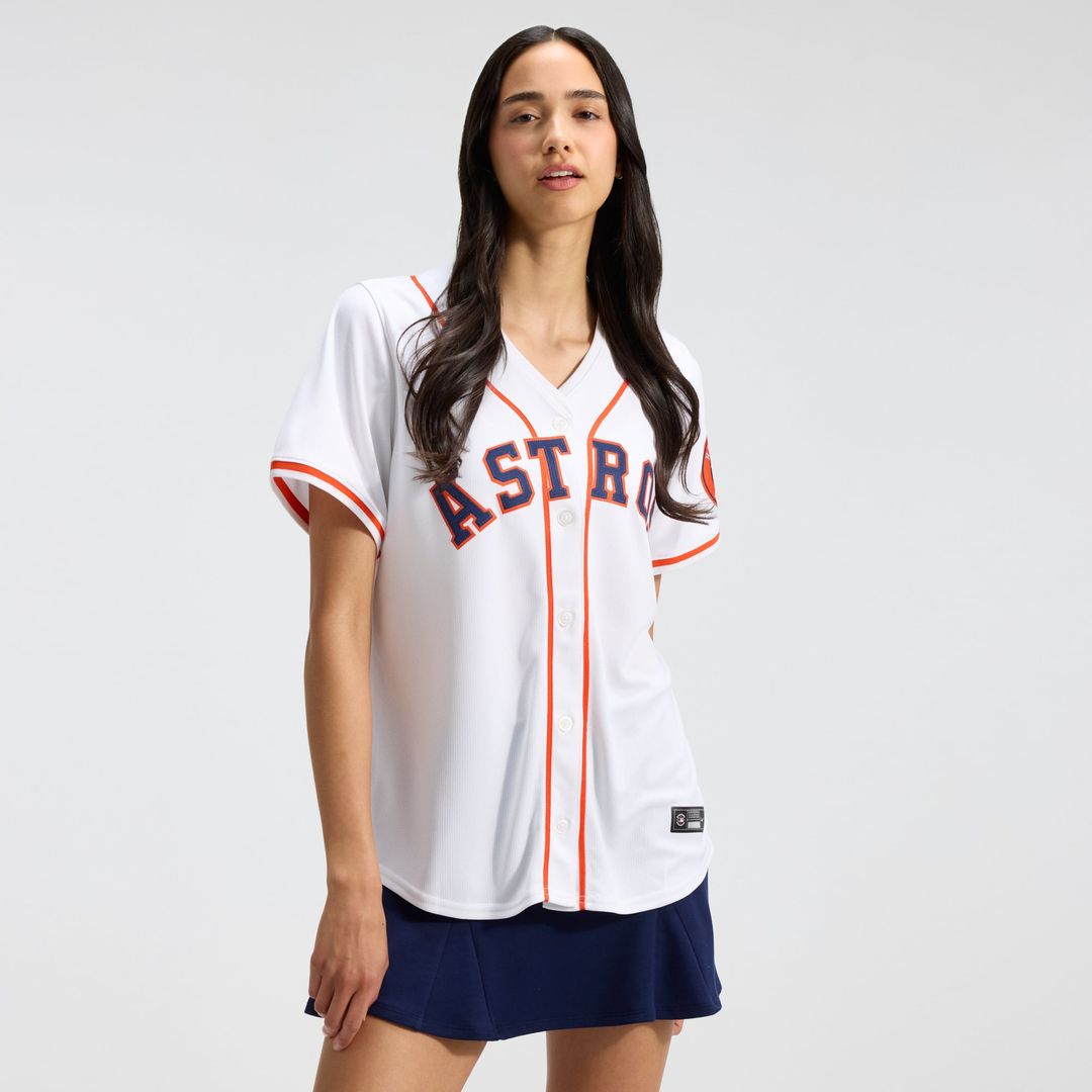 Houston Astros Women's Home Jersey - White