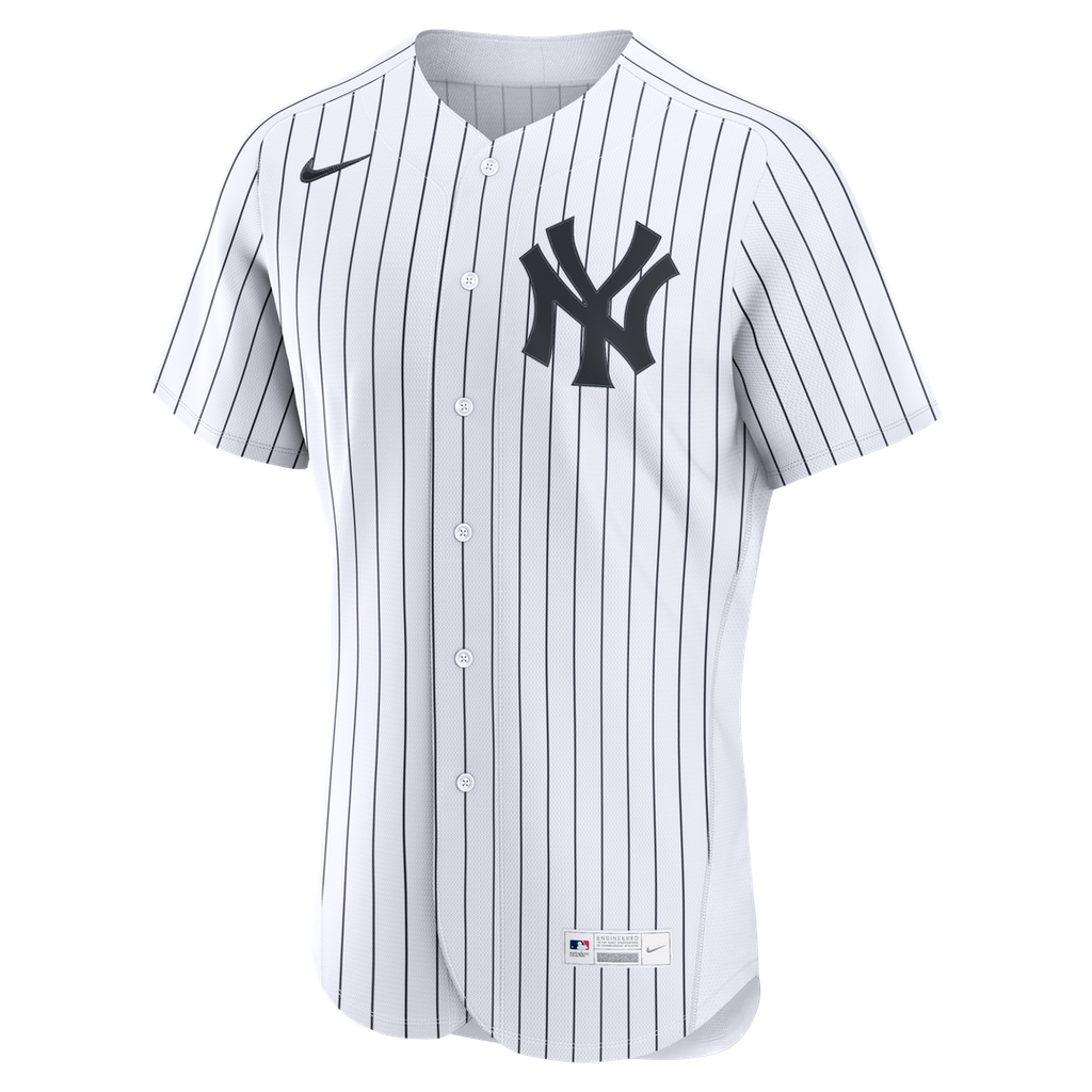 New York Yankees Home Authentic Custom Jersey - White
