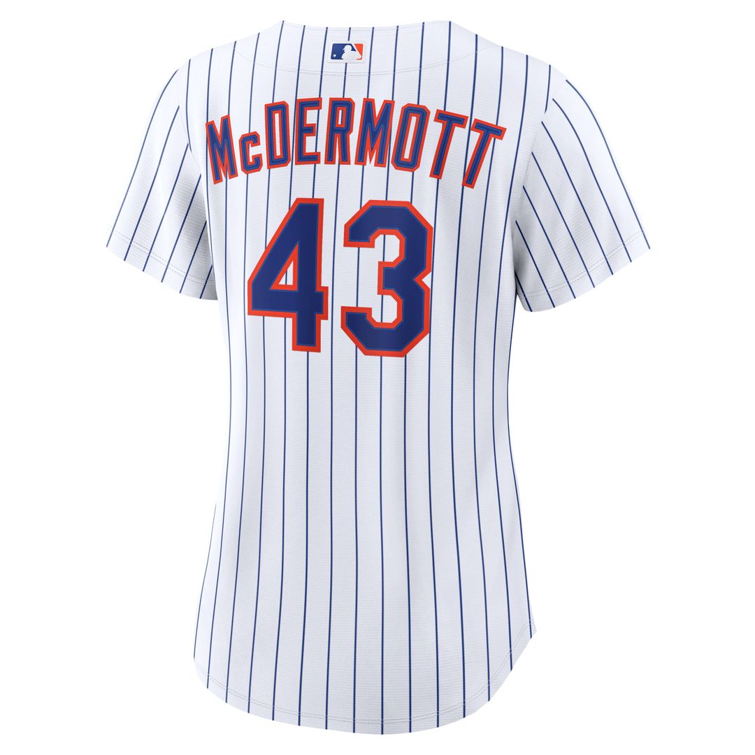 Chayce McDermott New York Mets Women's Home Jersey - White