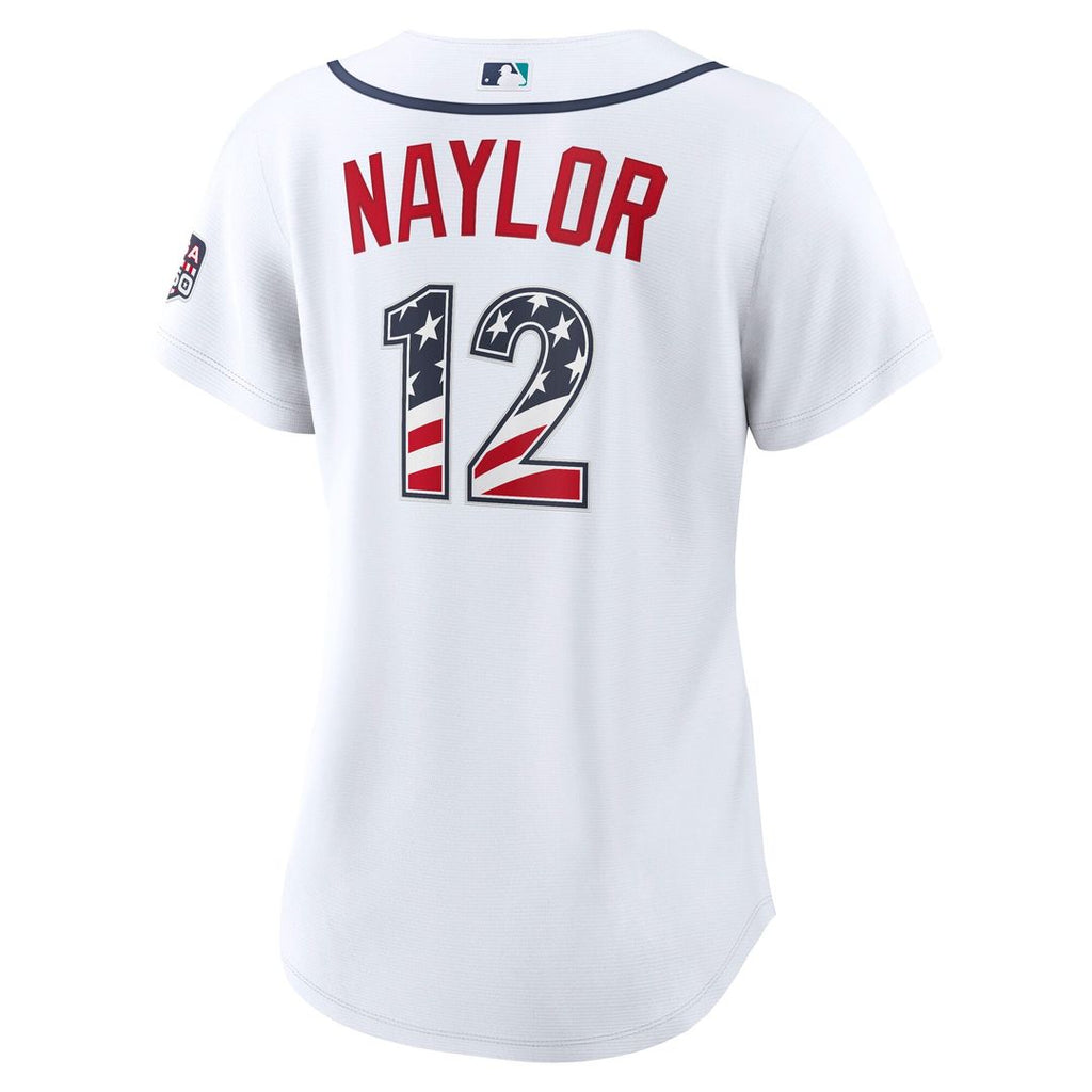 Fourth of July Women's Seattle Mariners Josh Naylor White USA 250 Jersey