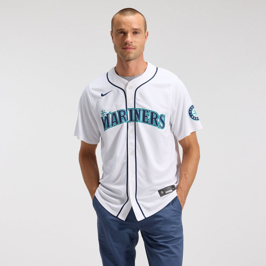 Cal Raleigh Seattle Mariners Home Jersey - White