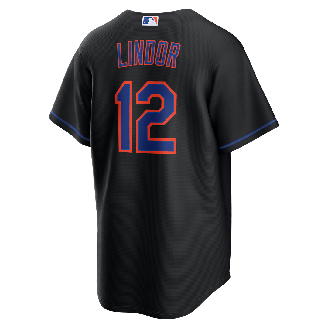 Francisco Lindor New York Mets Alternate Jersey - Black