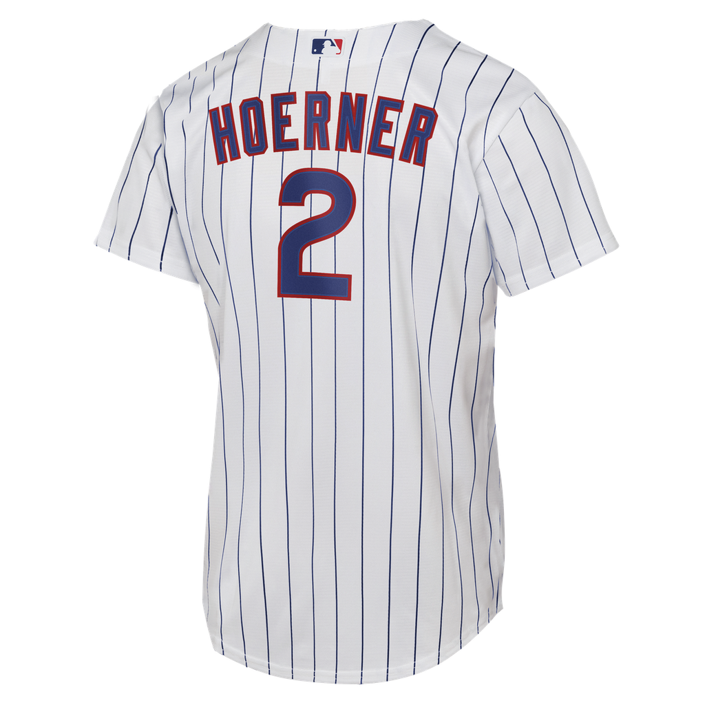 Nico Hoerner Chicago Cubs Youth Home Jersey - White