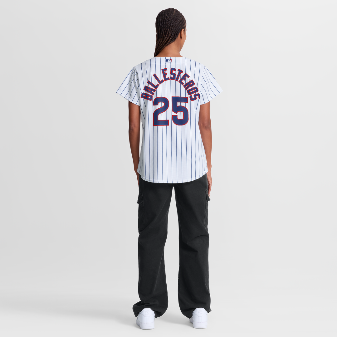 Moisés Ballesteros Chicago Cubs Women's Home Jersey - White