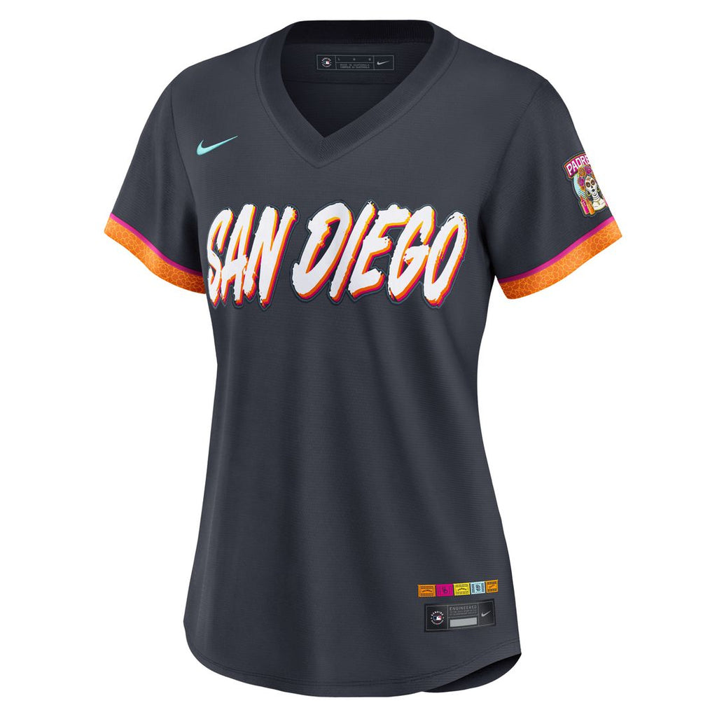 San Diego Padres Women's 2026 Jersey - Obsidian