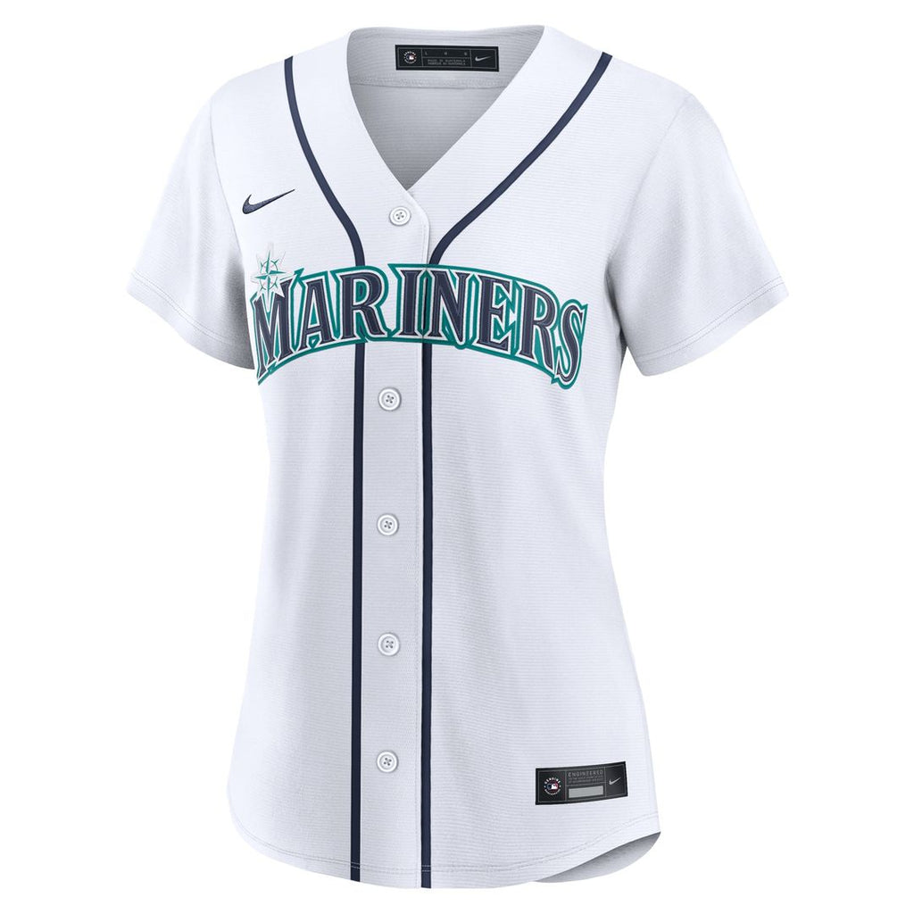Ken Griffey Jr. Seattle Mariners Women's Home Jersey - White