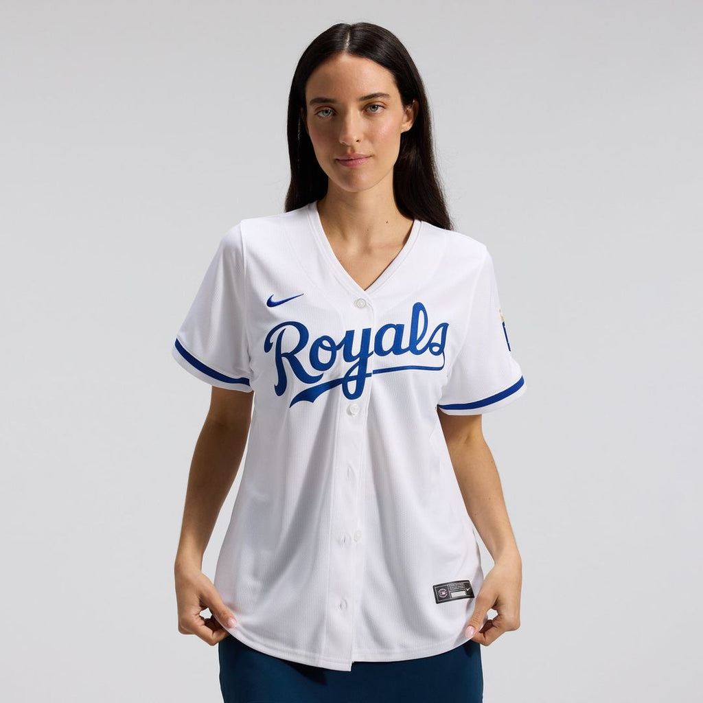 Kansas City Royals Women's Home Jersey - White