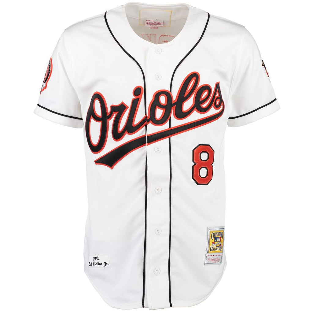 Cal Ripken Baltimore Orioles Home Jersey - White