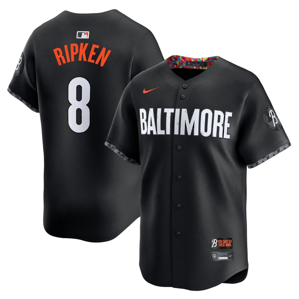 Cal Ripken Jr. Baltimore Orioles Jersey - Black