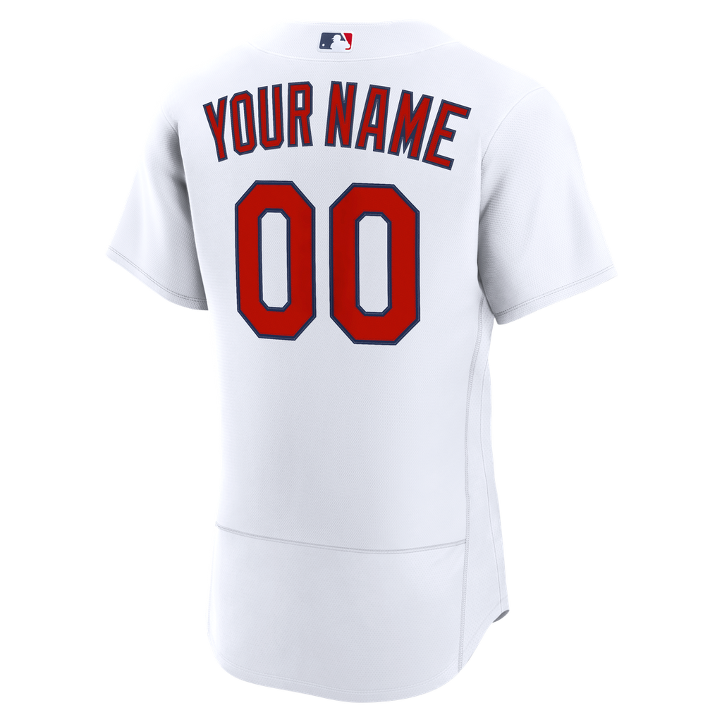 St. Louis Cardinals Home Authentic Custom Jersey - White