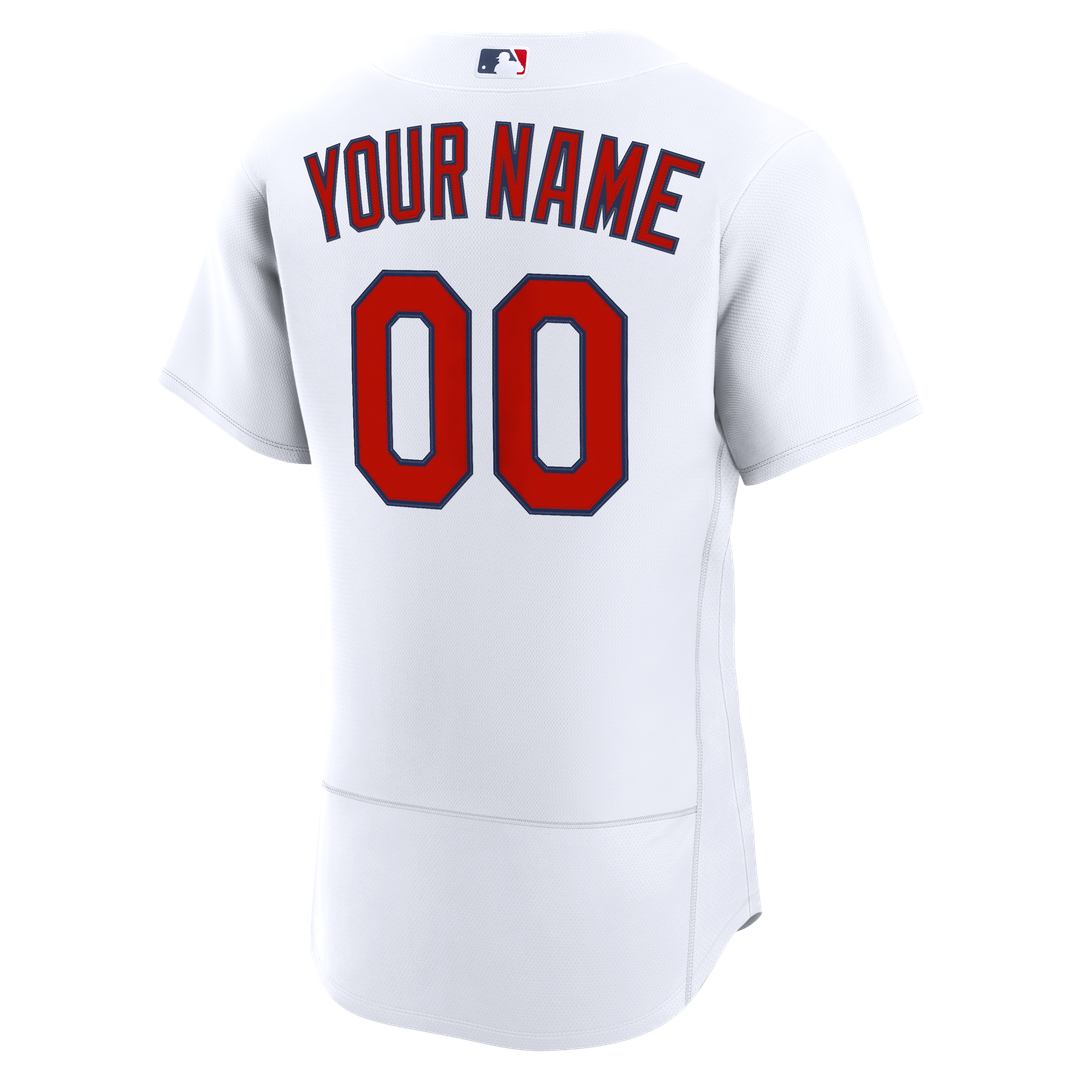St. Louis Cardinals Home Authentic Custom Jersey - White