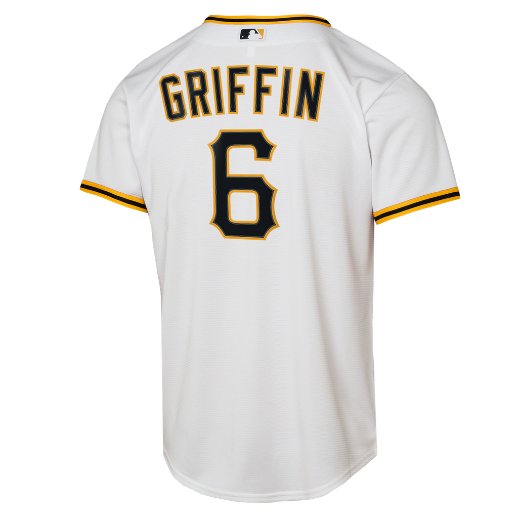 Konnor Griffin Pittsburgh Pirates Youth Home Jersey - White