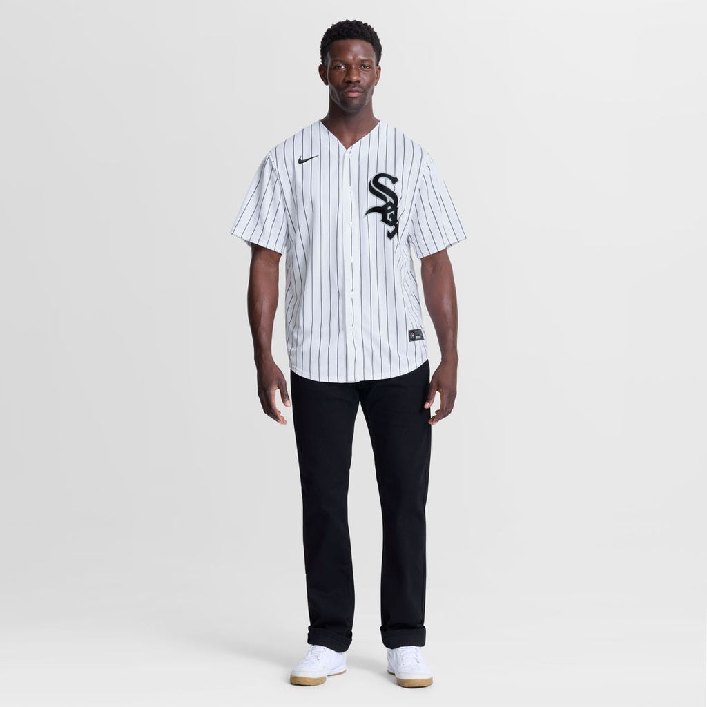 Huascar Brazoban Chicago White Sox Home Jersey - White