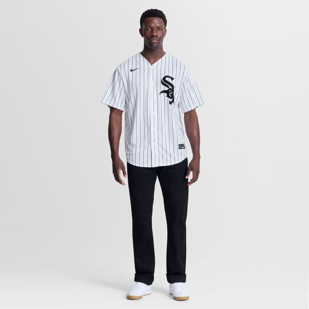 Huascar Brazoban Chicago White Sox Home Jersey - White