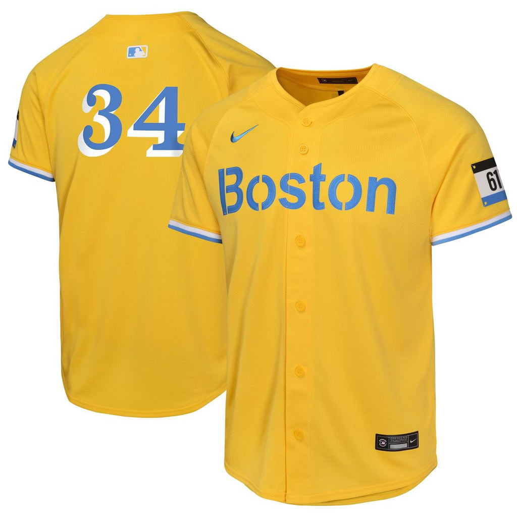 David Ortiz Boston Red Sox Youth Jersey - Gold