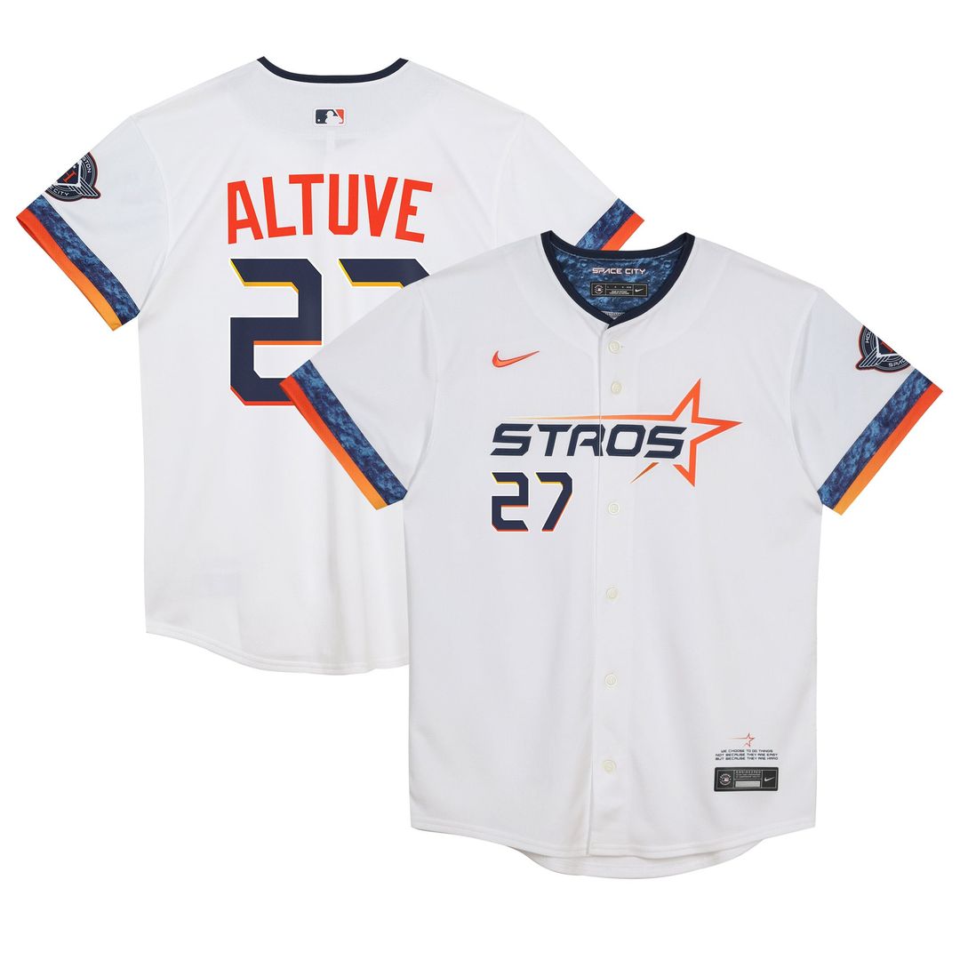 Jose Altuve Houston Astros Preschool 2025 Jersey - White
