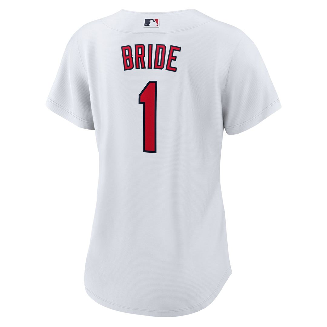 St. Louis Cardinals Women's #1 Bride Home Jersey - White