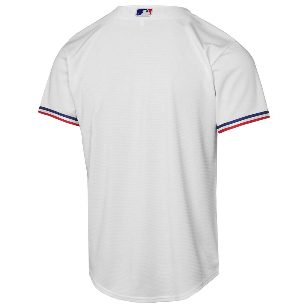 Texas Rangers Youth Home Jersey - White