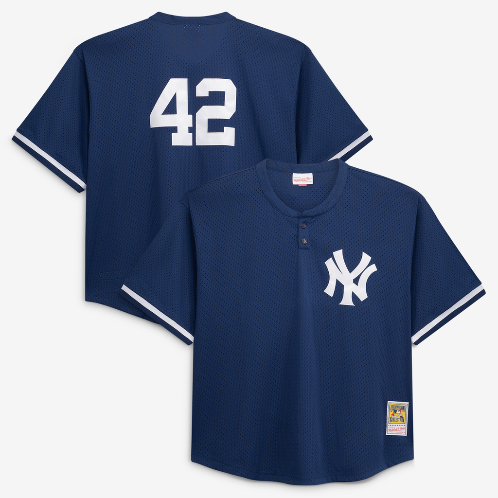 Mariano Rivera New York Yankees Big & Tall Mesh Jersey - Navy