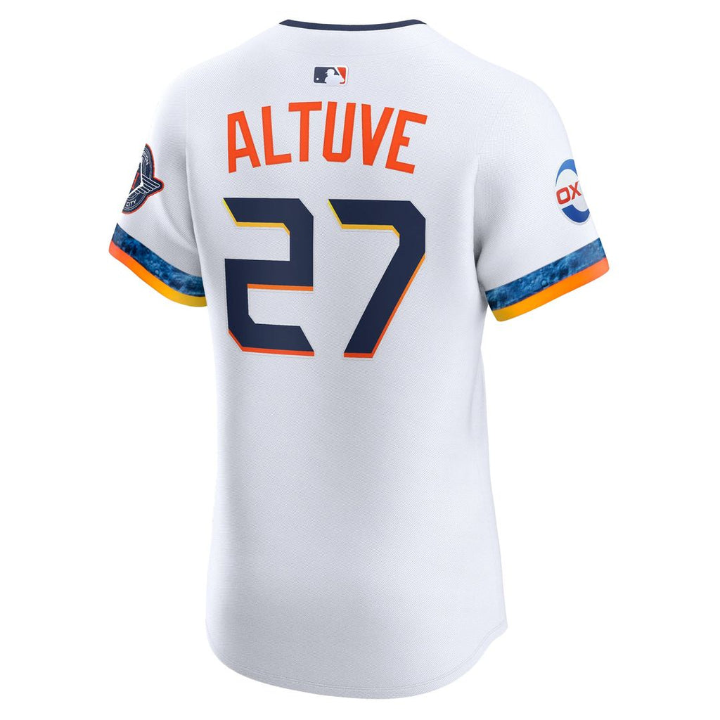 Jose Altuve Houston Astros 2025 Elite Player Jersey - White