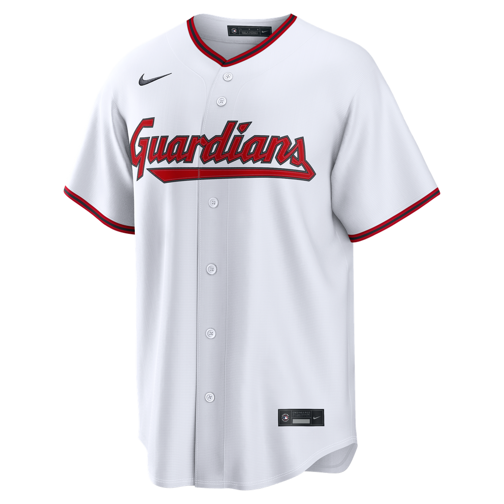 Cleveland Guardians Home Replica Custom Jersey - White