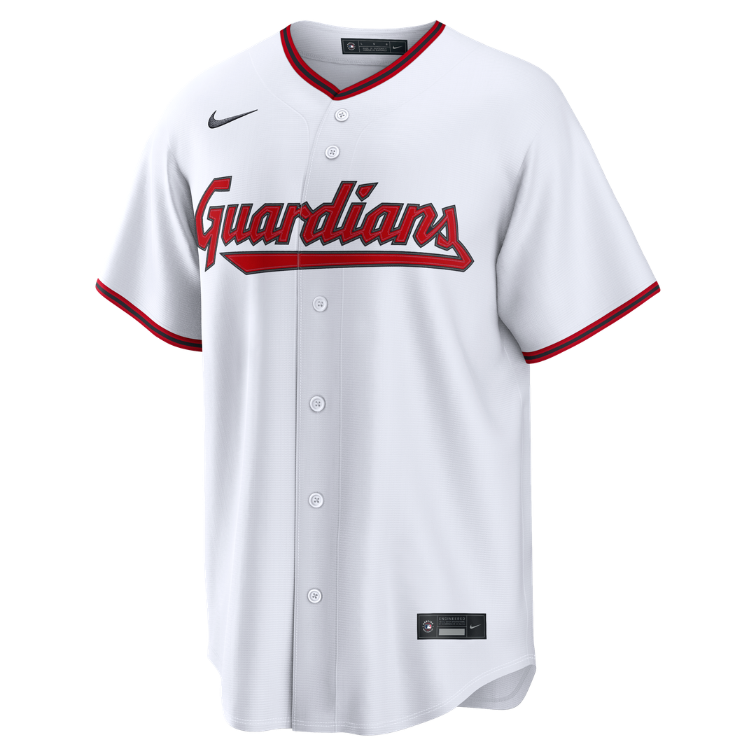Cleveland Guardians Home Replica Custom Jersey - White