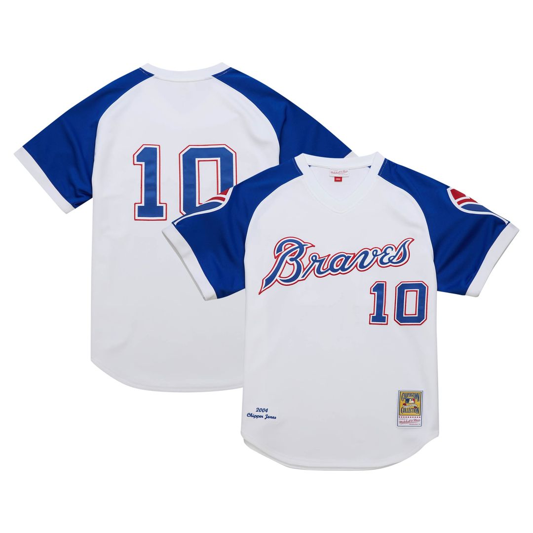 Chipper Jones Atlanta Braves 2004 Authentic Throwback Jersey - White