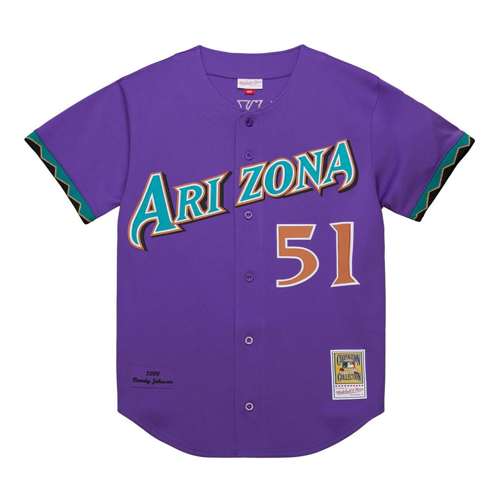 Randy Johnson Arizona Diamondbacks 2000 Throwback Jersey - Purple