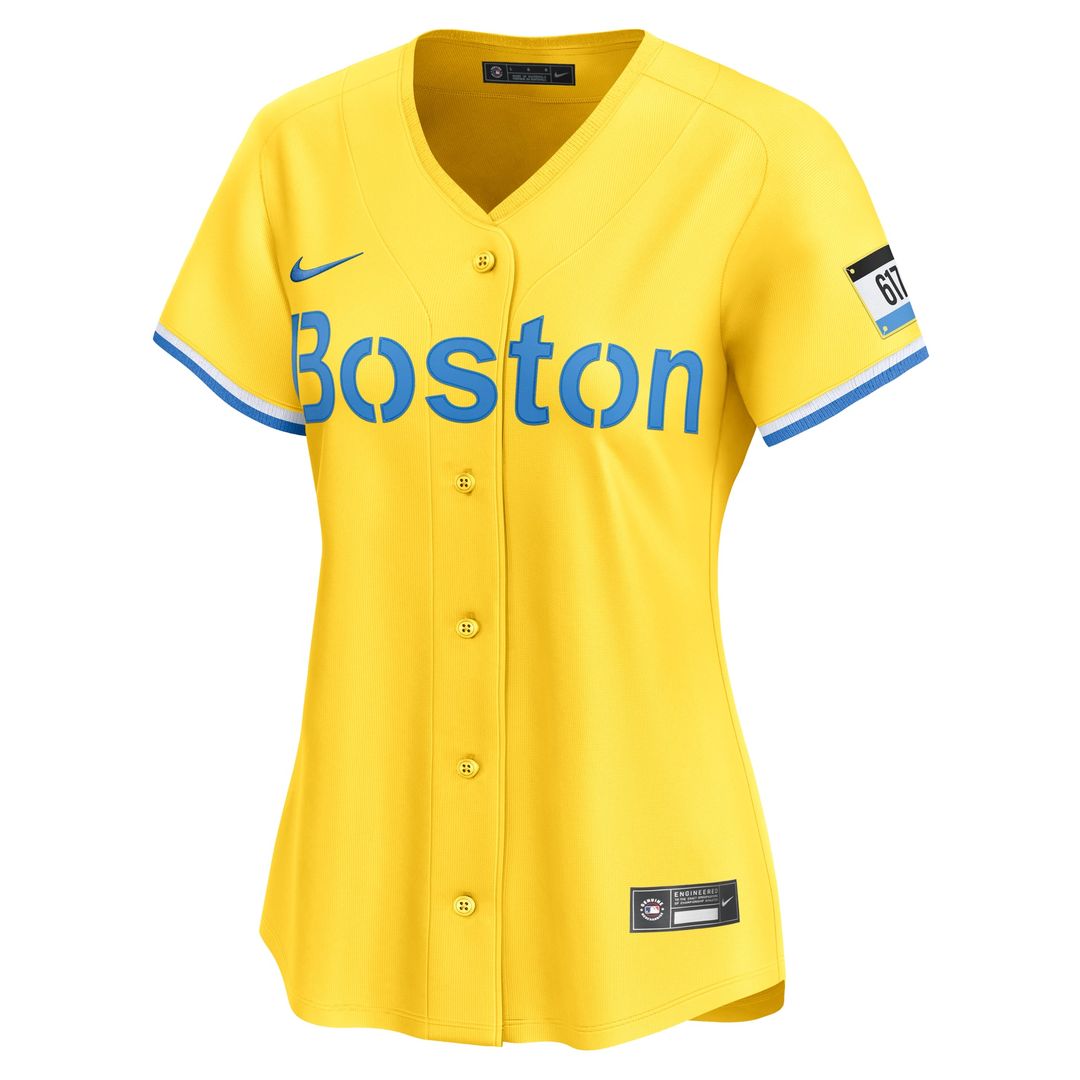 David Ortiz Boston Red Sox Women's Jersey - Gold