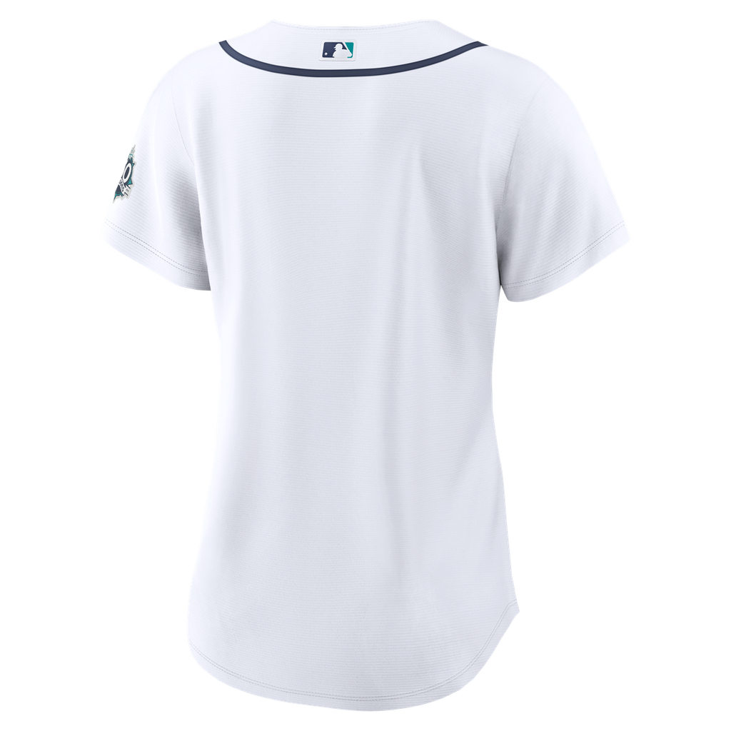 Seattle Mariners Women's Home 50th Season Jersey - White