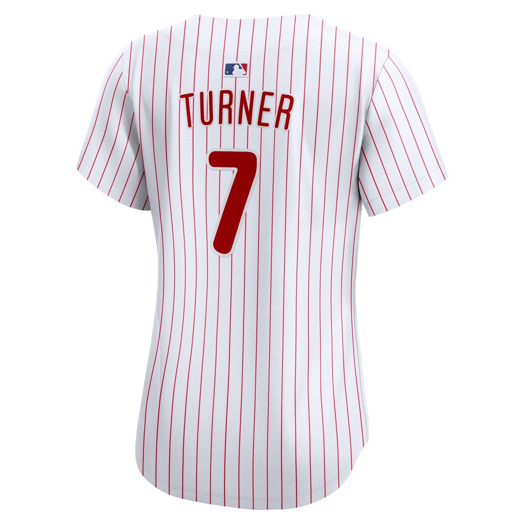 Trea Turner Philadelphia Phillies Women's Home Jersey - White