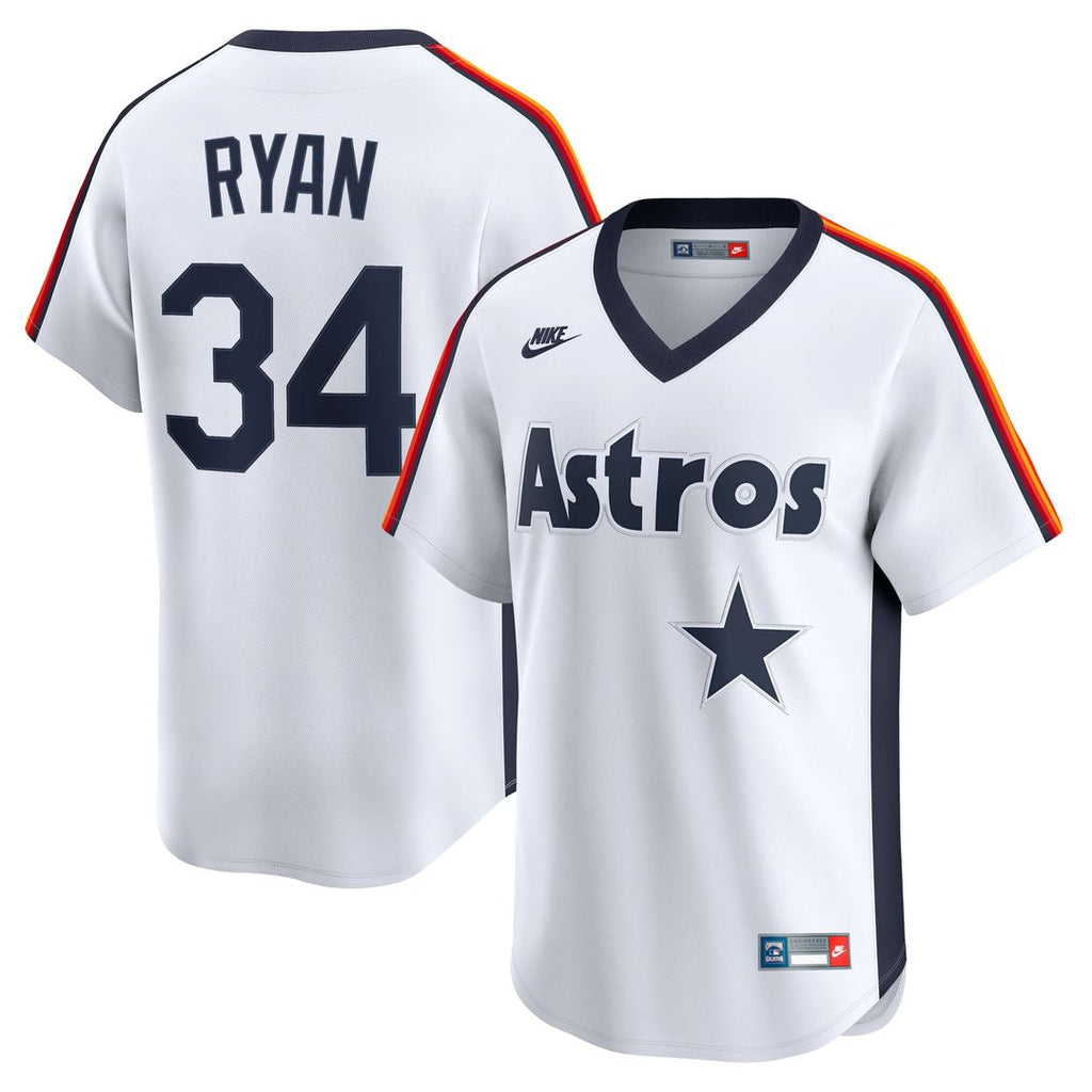 Nolan Ryan Houston Astros Throwback Jersey - White