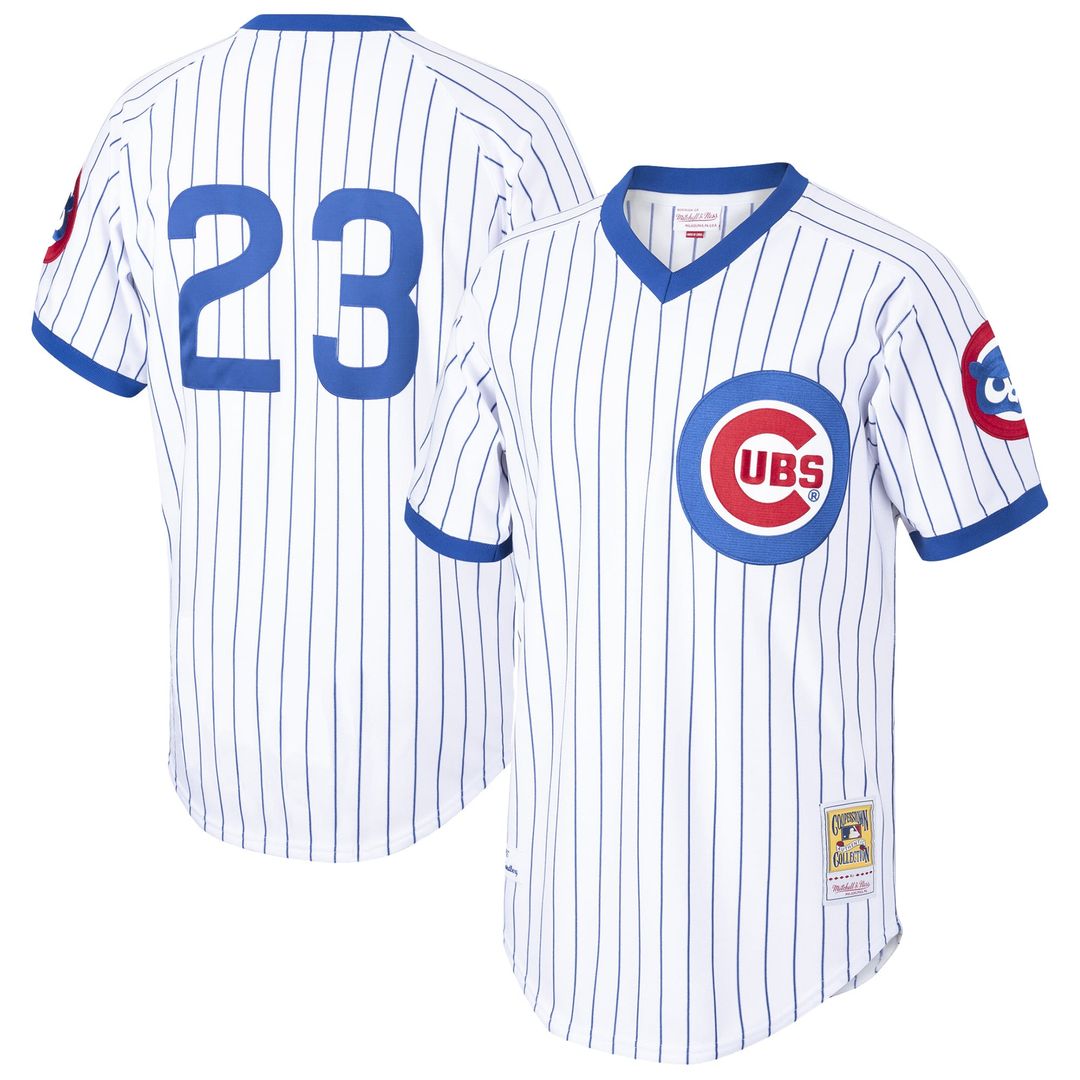 Ryne Sandberg Chicago Cubs 1987 Authentic Player Jersey - White
