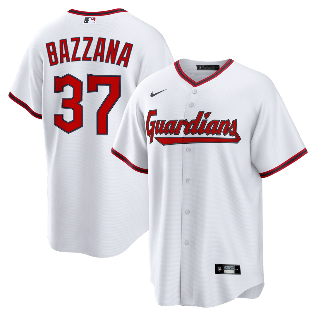 Travis Bazzana Cleveland Guardians Home Jersey - White
