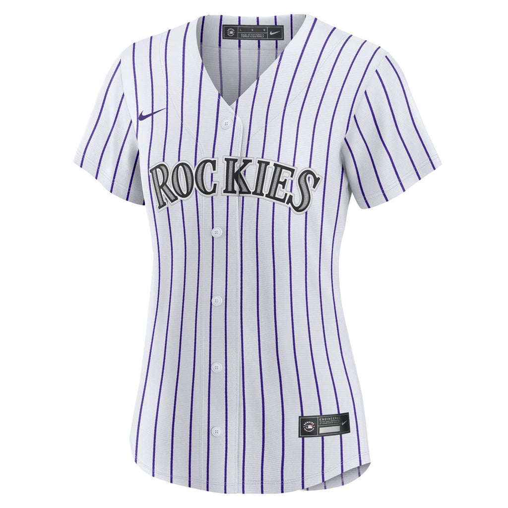 Ezequiel Tovar Colorado Rockies Women's Home Jersey - White