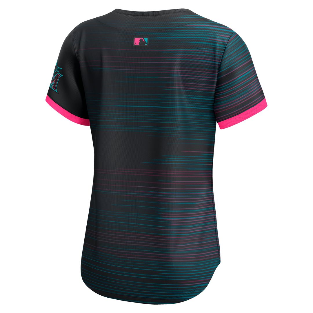 Miami Marlins Women's 2025 Jersey - Black
