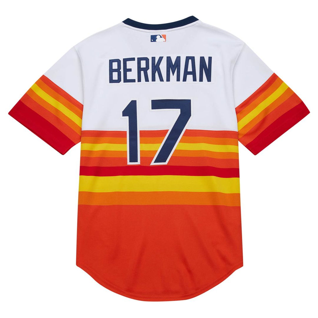Lance Berkman Houston Astros 2004 Authentic Throwback Jersey - White