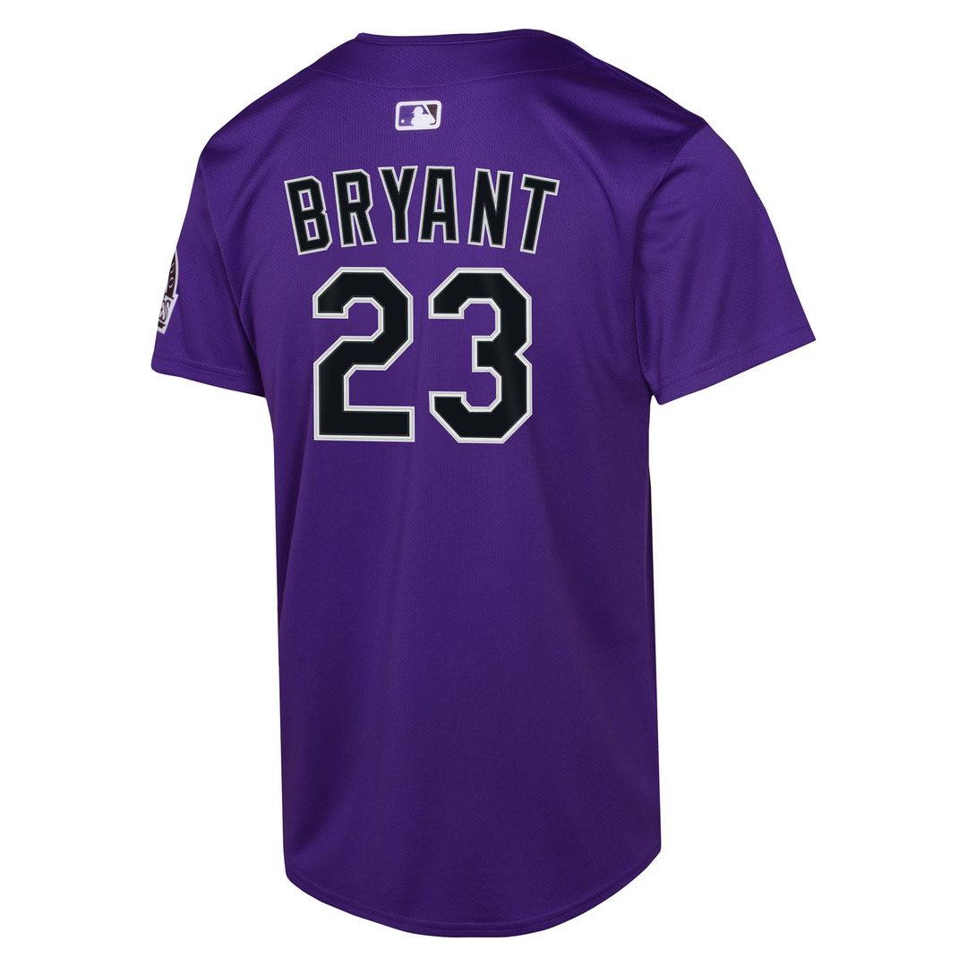 Kris Bryant Colorado Rockies Youth Home Jersey - White