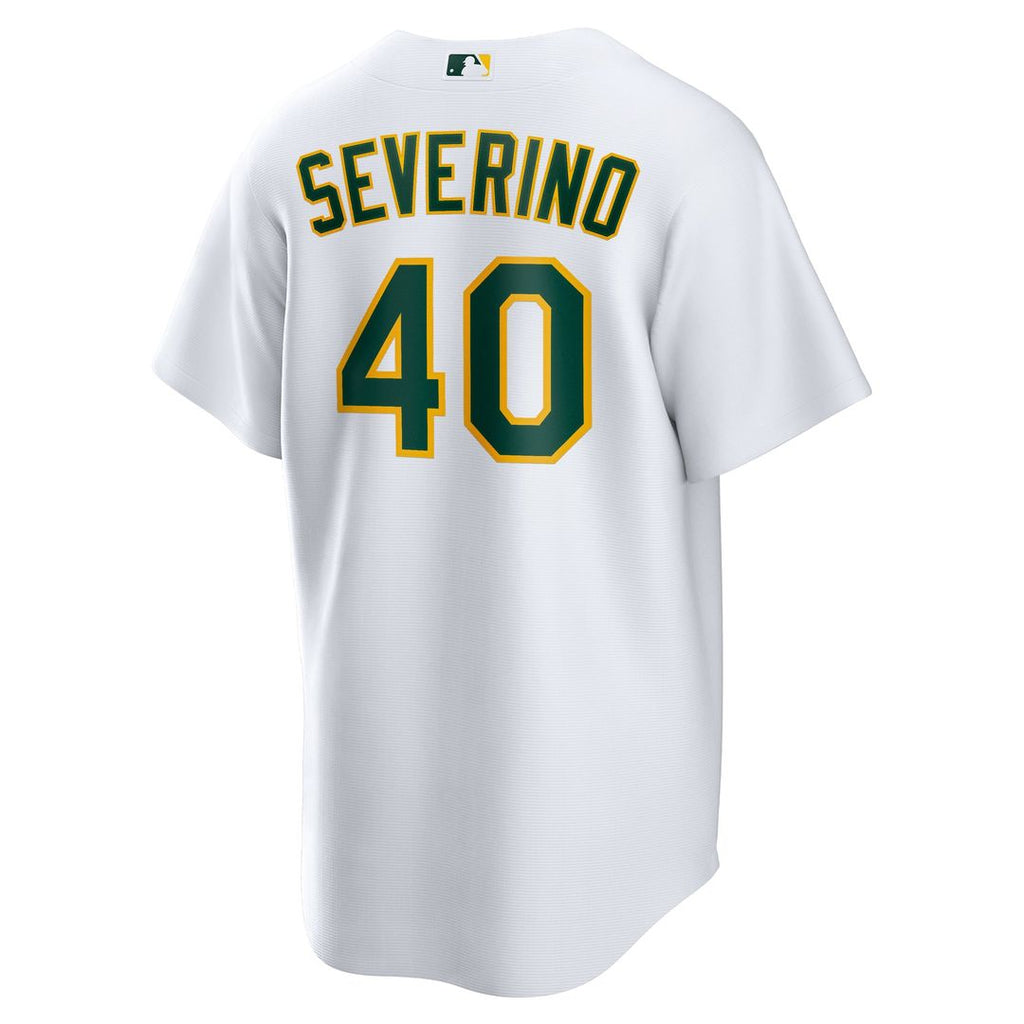 Luis Severino Athletics Home Jersey - White