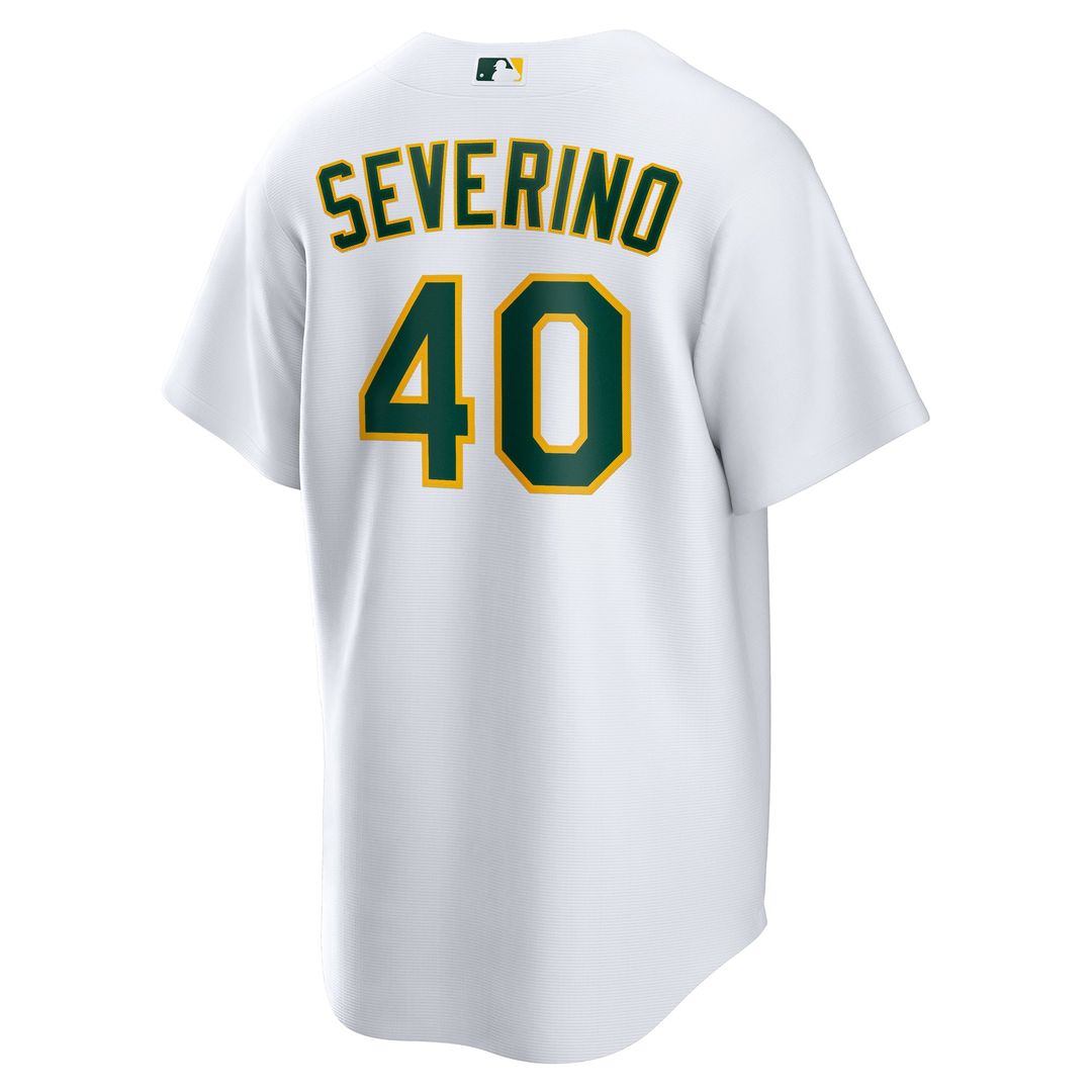 Luis Severino Athletics Home Jersey - White