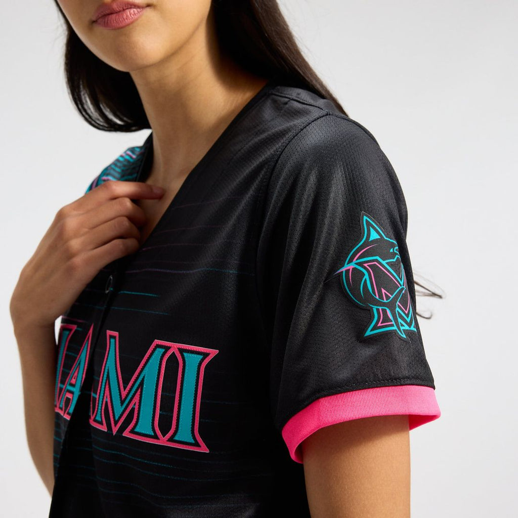 Miami Marlins Women's 2025 Jersey - Black