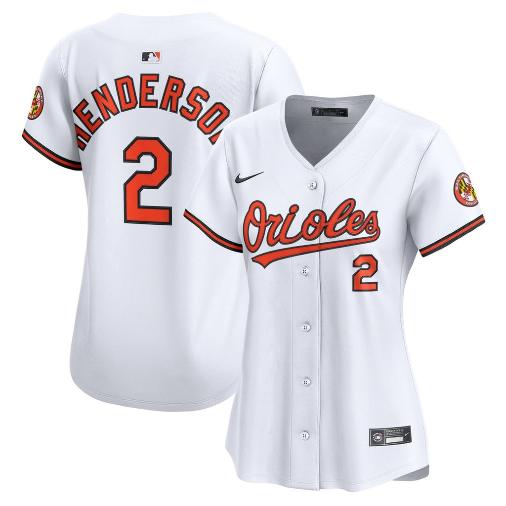 Gunnar Henderson Baltimore Orioles Women's Home Jersey - White