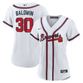 Drake Baldwin Atlanta Braves Women's Home Jersey - White