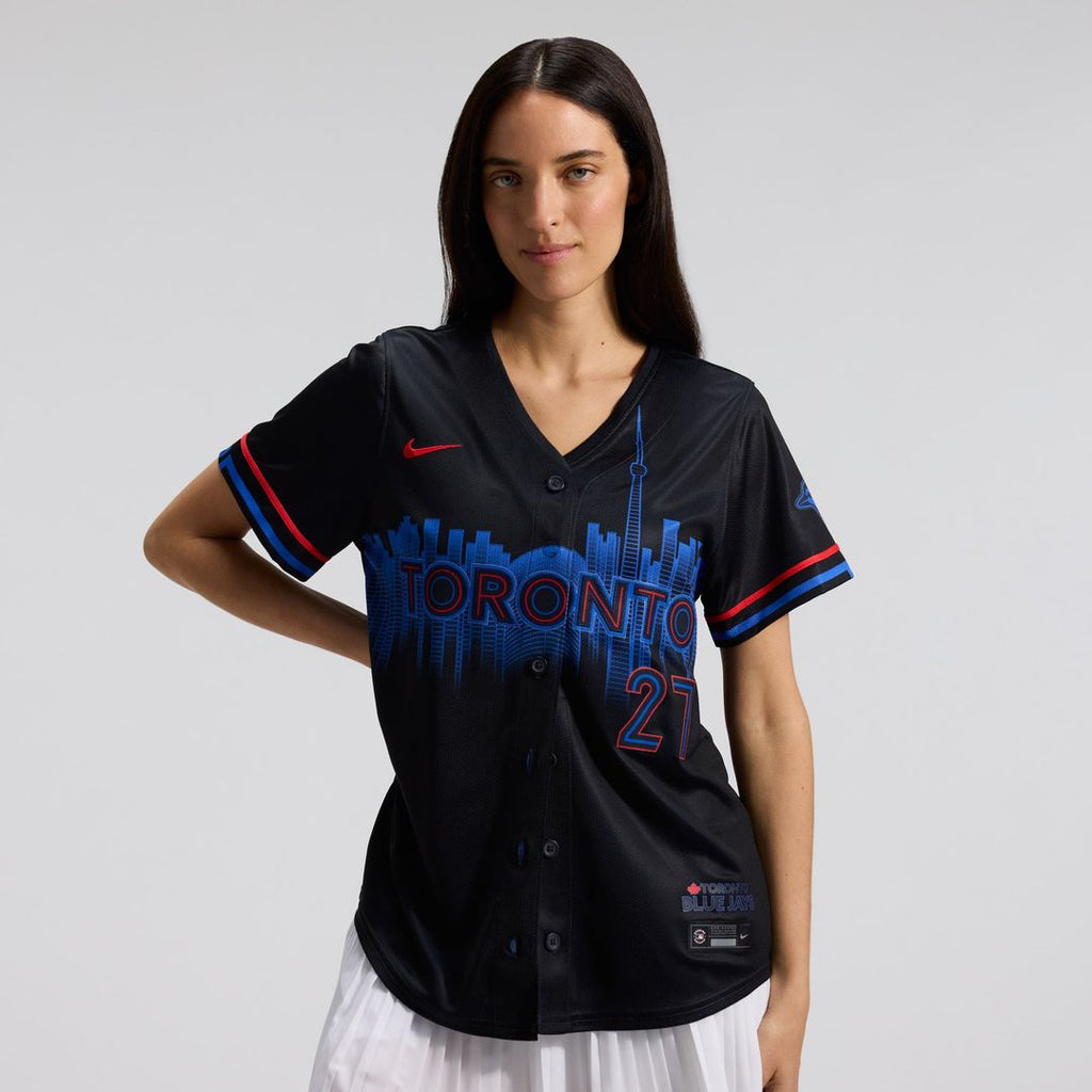 Vladimir Guerrero Jr. Toronto Blue Jays Women's 2024 Jersey - Navy