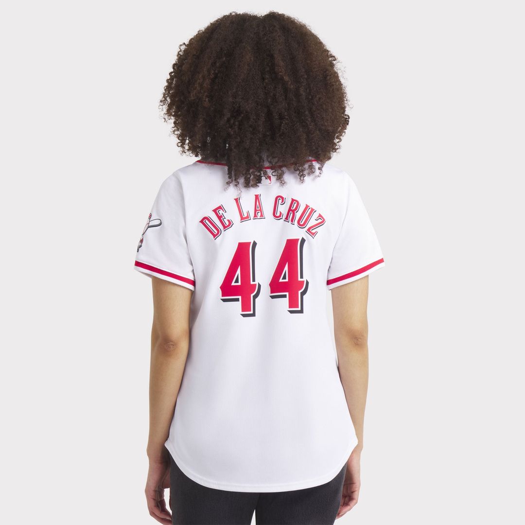 Elly De La Cruz Cincinnati Reds Women's Home Jersey – White