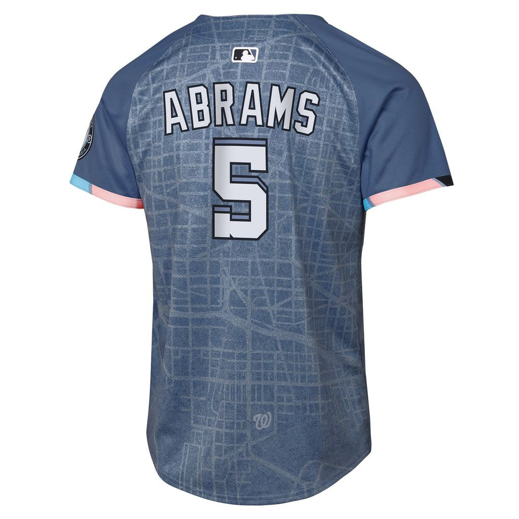 CJ Abrams Washington Nationals Youth 2025 Jersey - Blue