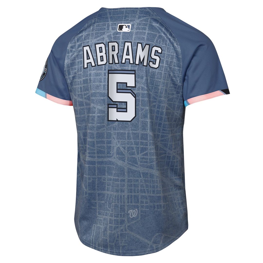 CJ Abrams Washington Nationals Youth 2025 Jersey - Blue
