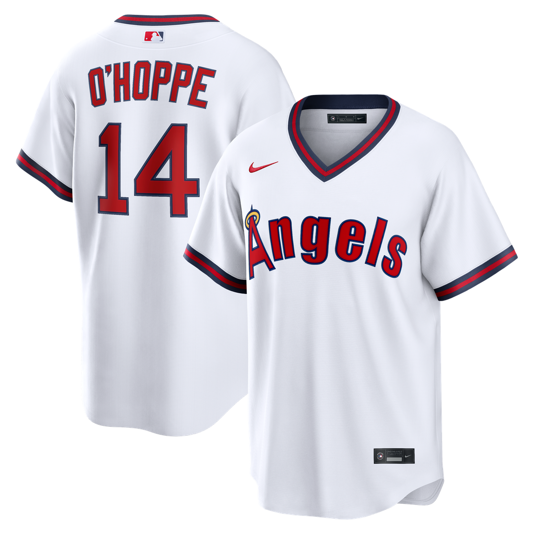 Logan O'Hoppe Los Angeles Angels Alternate Jersey - White