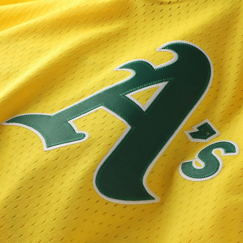 Rickey Henderson Athletics Authentic Jersey - Yellow