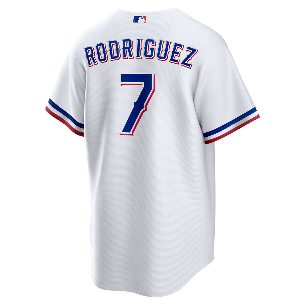 Ivan Rodriguez Texas Rangers Home Retired Player Jersey - White